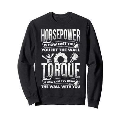 Mechanic Tuning Tuner Car Lover Gift Horsepower Car Guy Sweatshirt