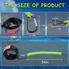 GZZTORES 8M0092850 Boat Kill Switch Lanyard, Wrist Strap for Boat Outboard Mercruiser Marine, 54 Inch Long / 15920T54 Engine Emergency Stop Switch Safety Lanyard Cord - Green/Black view 2