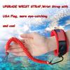 8M0092850 Boat Kill Switch Lanyard, Big Wrist Strap for Boat Outboard Mercruiser Marine Replace 15920T54 15920A54, 54 Inch/137CM Long Boat Engine Emergency Stop Switch Safety Lanyard Cord - Red view 4