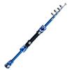 Fishing Poles Fishing Rod Spinning Casting Fly Ultralight Carp Fishing Hand Lure Pole Feeder Gear Camouflage Mini Travel Surf 1.3m 1.5m 1.8m Caa De Pescar (Color : Blue Spin Rod, Size : 1.5m) view 1