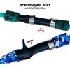 Fishing Poles Fishing Rod Spinning Casting Fly Ultralight Carp Fishing Hand Lure Pole Feeder Gear Camouflage Mini Travel Surf 1.3m 1.5m 1.8m Caa De Pescar (Color : Blue Spin Rod, Size : 1.5m) view 3
