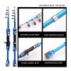 Fishing Poles Fishing Rod Spinning Casting Fly Ultralight Carp Fishing Hand Lure Pole Feeder Gear Camouflage Mini Travel Surf 1.3m 1.5m 1.8m Caa De Pescar (Color : Blue Spin Rod, Size : 1.5m) view 4