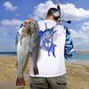 Palmyth Fishing Shirt for Men Long Sleeve Sun Protection UV UPF 50+ T-Shirts with Pocket (Wahoo and Rudder, X-Large) view 2