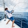 Palmyth Fishing Shirt for Men Long Sleeve Sun Protection UV UPF 50+ T-Shirts with Pocket (Wahoo and Rudder, X-Large) view 3