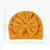 Baby Beanie Knit Hat Cute Bows Turban Cap Wraps Hat.(MZ6) (B) view 2