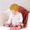 Baby Beanie Knit Hat Cute Bows Turban Cap Wraps Hat.(MZ6) (B) view 3