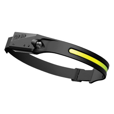 Outanaya Rechargeable Flashlight Lightweight Head Rechargeable Night Gifts Beam Fishing Bright Headlamp Flashlight for Headlight Black Lamp Wide Men Portable Rechargable Headlamp