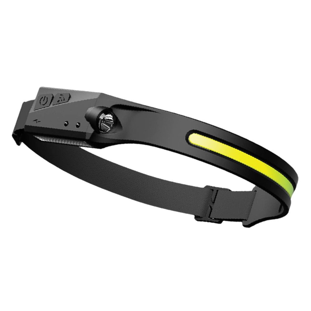 Outanaya Rechargeable Flashlight Lightweight Head Rechargeable Night Gifts Beam Fishing Bright Headlamp Flashlight for Headlight Black Lamp Wide Men Portable Rechargable Headlamp