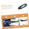 Outanaya Rechargeable Flashlight Lightweight Head Rechargeable Night Gifts Beam Fishing Bright Headlamp Flashlight for Headlight Black Lamp Wide Men Portable Rechargable Headlamp view 2