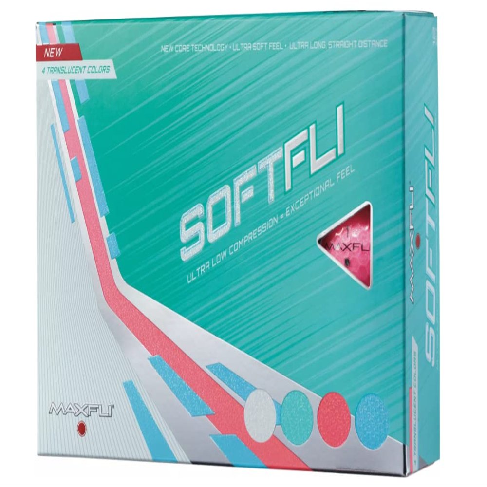 Maxfli 2021 Softfli Translucent Multicolor Golf Balls (1)