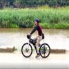 Bike Fishing Rod HolderBike Fishing Rod Rack and Carrier,Easy Mounts Two Rod to Your Bicycle,for Bicycle Fishing (Black) view 4