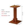 NERDOH Pool Cue -Snooker cue Holder, for Pool cue Accessories, Excellent Quality and Appearance, Pool cue Holder -Contains 8 cues, Pool Stand, Easy to Assemble // 128 (Color: Brown 8 Holes) view 2
