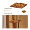 NERDOH Pool Cue -Snooker cue Holder, for Pool cue Accessories, Excellent Quality and Appearance, Pool cue Holder -Contains 8 cues, Pool Stand, Easy to Assemble // 128 (Color: Brown 8 Holes) view 3
