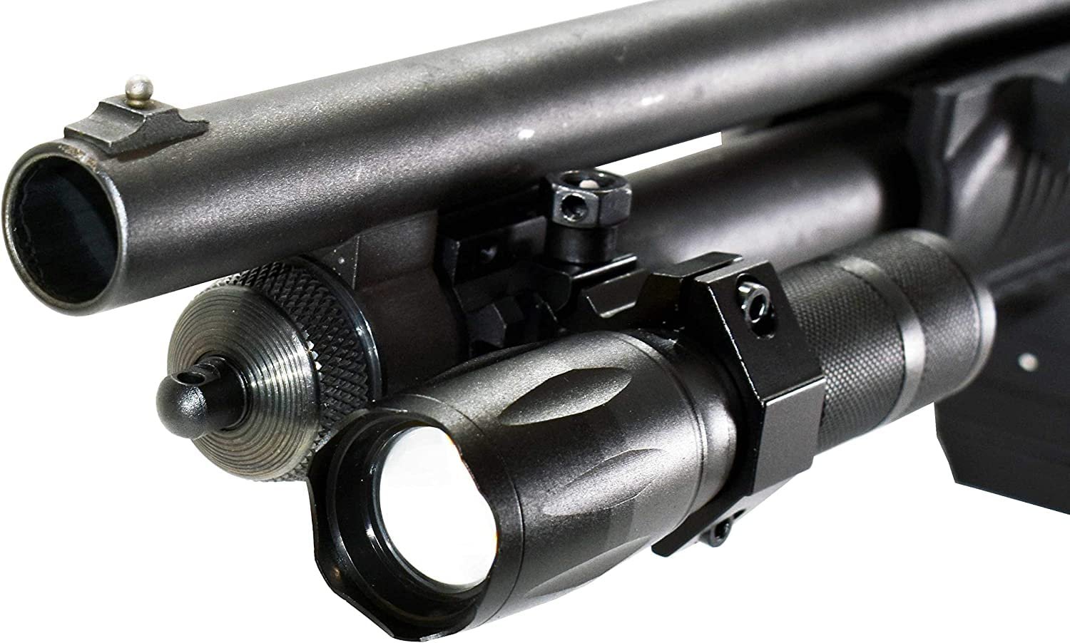 Trinity 1000 Lumen led Flashlight Compatible with Mossberg 590S 12 Gauge Pump.