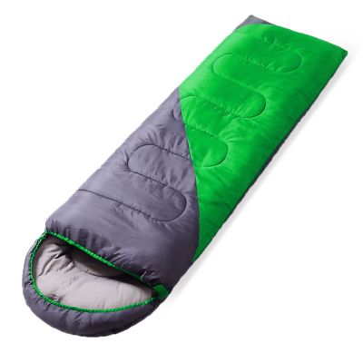 Karnado Sleeping Bags for Adults Compact Camping Sleeping Bag Lightweight and Waterproof Outdoor Sleeping Bags Length 220 cm/86.5" with Compression Bag (Color : Green, Size : 1000 g)