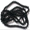 10mm Round Natural Black Onyx Gemstone Gem Stone Bead 15 Inch Strand BSO94 view 1
