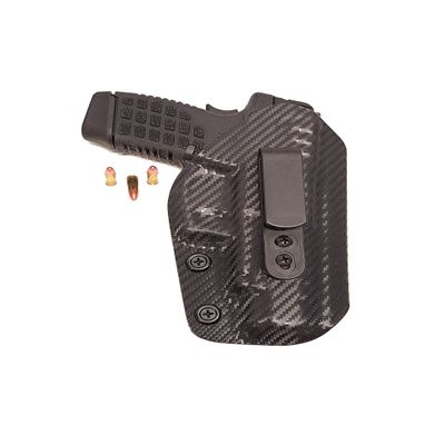 Aggressive Concealment Tuckable Inside Carry IWB Kydex Holster fits Kel-Tec P15 (Black, Right)