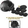PJ Tactical Helmet and Full Face Protective Mask, with Detachable Anti-Fog Goggles, Suitable for Outdoor Paintball Shooting CS Game view 2