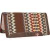 Classic Equine Wool Top 3/4 Inch Saddle Pad 32x34 Chestnut-Lemon OS view 1