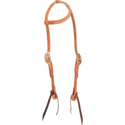 Martin Saddlery Rawhide Laced Single Ear Headstall Natural OS