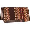 Classic Equine Wool Top 3/4-inch Saddle Pad 34x38 Coffee-Red OS view 1