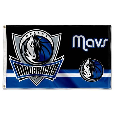 Dallas Mavericks Dual Logo Indoor Outdoor Flag Banner