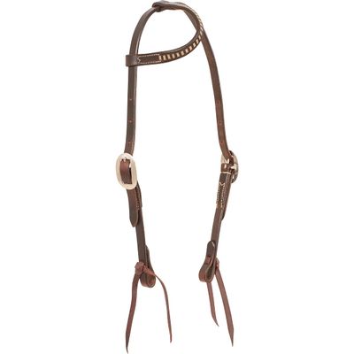 Rawhide Laced Slip Ear Harness Headstall