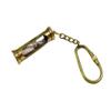 Brass Hourglass Keychain, Keyring send timer, Nautical Keychain, Handmade gift lots BY INDO INTERNATIONAL (Authentic, 100) view 1