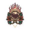 Bubble-Free Astronaut Vinyl Stickers view 1