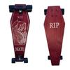 Coffin Death Tarot Red Skateboard | Longboard | 30x9 | Coffin Croozer view 1