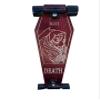 Coffin Death Tarot Red Skateboard | Longboard | 30x9 | Coffin Croozer view 2