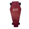 Coffin Death Tarot Red Skateboard | Longboard | 30x9 | Coffin Croozer view 3
