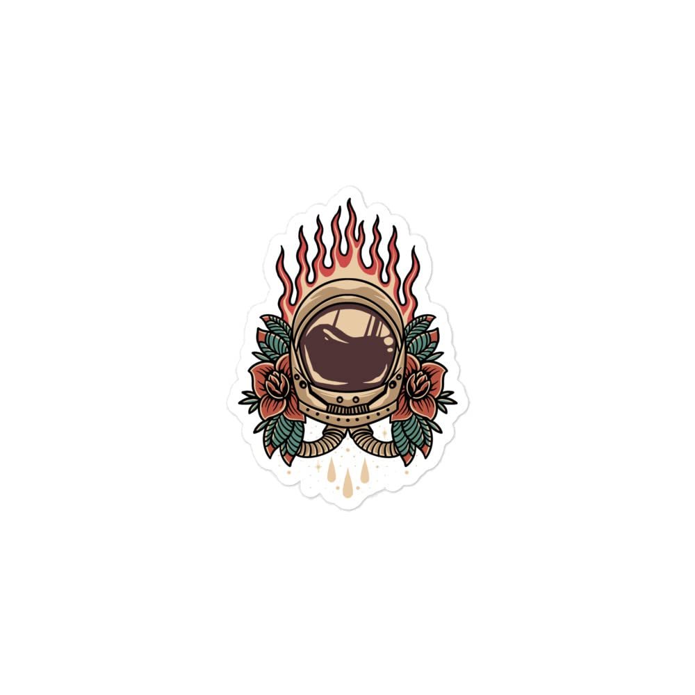 Bubble-Free Astronaut Vinyl Stickers