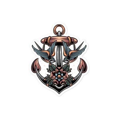 Bubble-Free Anchor Vinyl Sticker