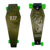 Coffin Death Tarot Green Skateboard | Longboard | 30x9 | Coffin Croozer view 1