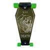 Coffin Death Tarot Green Skateboard | Longboard | 30x9 | Coffin Croozer view 2
