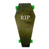 Coffin Death Tarot Green Skateboard | Longboard | 30x9 | Coffin Croozer view 3