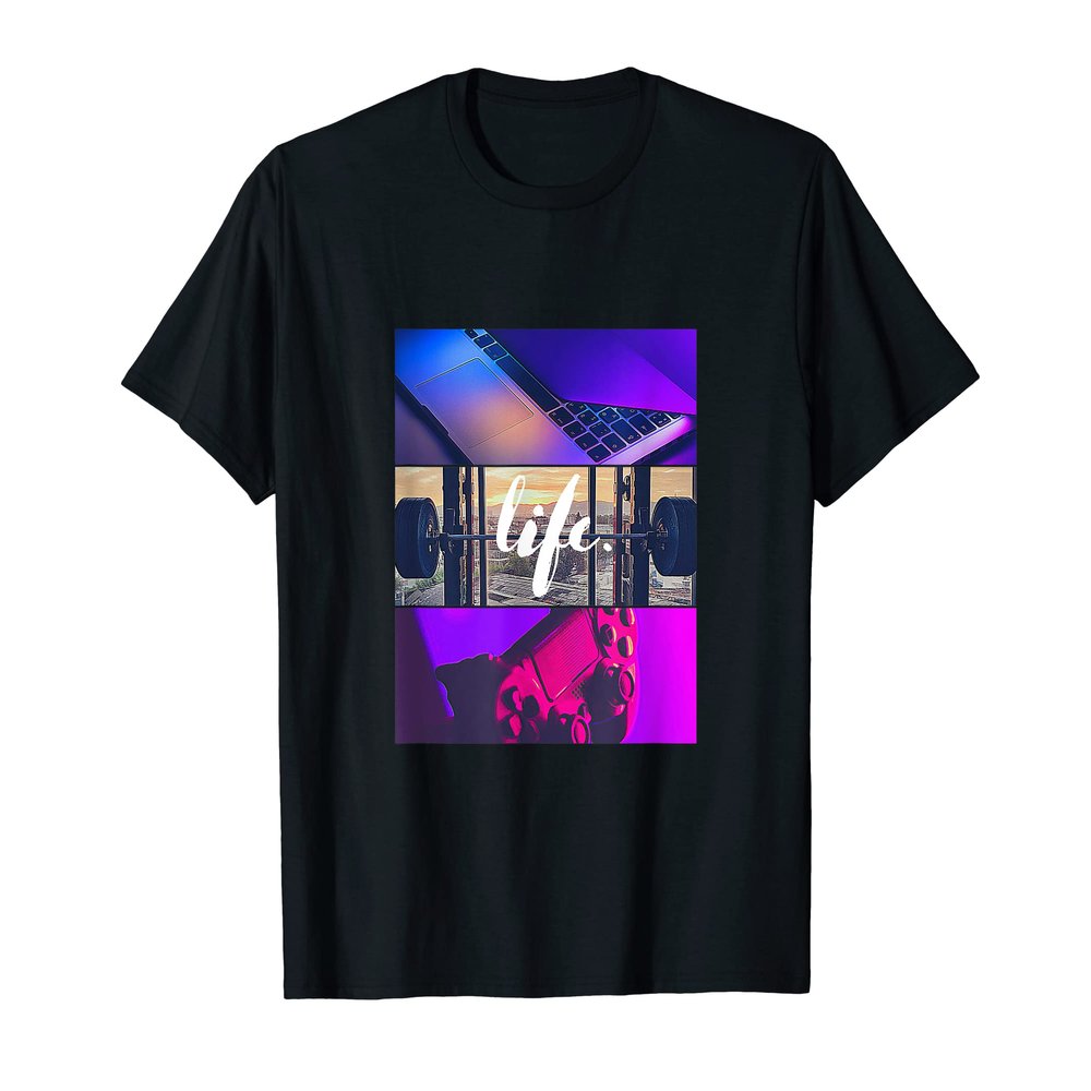 Gaming T-Shirt for Lifestyle Business Gym & Streamer T-Shirt