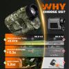 ACPOTEL Precision Hunting Range Finder, 0.5yd Accuracy, 1200Yd Range, 6X Magnification, Rain & Fog Mode, 0.3s Instant Measurement | Lightweight Laser Range Finder for Hunting & Durable view 3