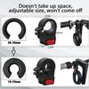 E Scooter Lock,Bike Lock Combination Lock Cable Compatible for Xiaomi M365/Max/GXL/Ninebot/Segway/Moto/Bicycle Locks 4ft Long/0.472In Scooter Anti-Theft Ideal 4-Digit/12 Metal Cables Locks view 3