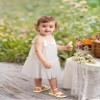 AGQT Baby Girls Tutu Dress Sleeveless Kids Tulle Birthday Party Dresses Casual Playwear Tunic Babydoll Dress Polka Dot-White Size 18-24 Months view 3