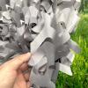 Camouflage Netting,Shade Net,Grey Reinforced Camo Netting,Military Net,Hunting,Camping,Party Decorations,Car Covers,Sunscreen Camouflage Net,for Garden Pergolas Patio,Grey-2x2.5m(6.6 * 8.2ft) view 2