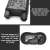 MAYKEA Head Mounted Binocular Night Vision Goggles, 8X Digital Zoom, IP54 Level Waterproof, with 2.7 Inch Ultra HD TFT Screen, for Outdoor Wildlife Observation view 2