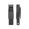 Hiplok Switch Unisex Folding Padlock, Black, 2.8 cm x 90 cm view 1