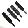 Black Adjustable Spreader Bar Set with 4 Adjustable Fur Black Straps Sports Training Fitness Gear Home Indoor Gyms with Fur Flocking Storage Bag (Black+Black Kit) view 3