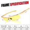 SOXICK Night Vision Glasses for Driving, Night Driving Glasses for Men, Polarized Sunglasses Anti-Glare Sunglasses (Yellow) view 3