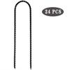 10"x2" Trampolines Wind Stakes Heavy Duty U Shape Galvanized Steel Trampoline Stakes Ground Anchors with Sharp End for Camping Tent, Garden Staples, Trampoline Pins (24) view 2