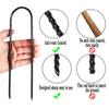 10"x2" Trampolines Wind Stakes Heavy Duty U Shape Galvanized Steel Trampoline Stakes Ground Anchors with Sharp End for Camping Tent, Garden Staples, Trampoline Pins (24) view 3