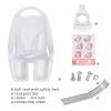 EIRONA Doll Bike Seat for Girls  Bicycle Doll Chair for 1220 Inch Kids Bikes, Compatible with American Girl, White view 2