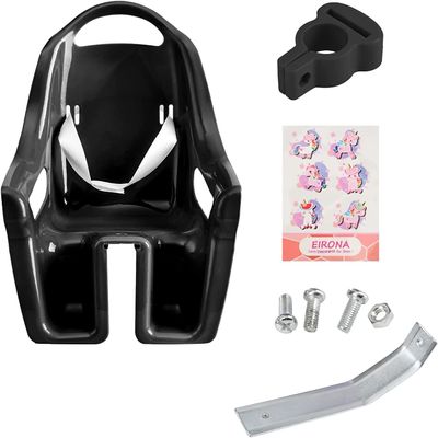EIRONA Doll Bike Seat for Girls  Bicycle Doll Chair for 1220 Inch Kids Bikes, Compatible with American Girl, Black